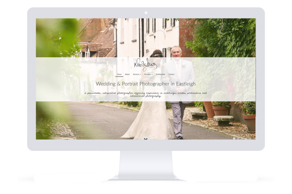 Nicola Lang Photography website made by Smart Little Web